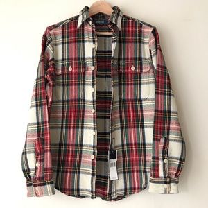 polo ralph lauren cotton tartan plaid flannel